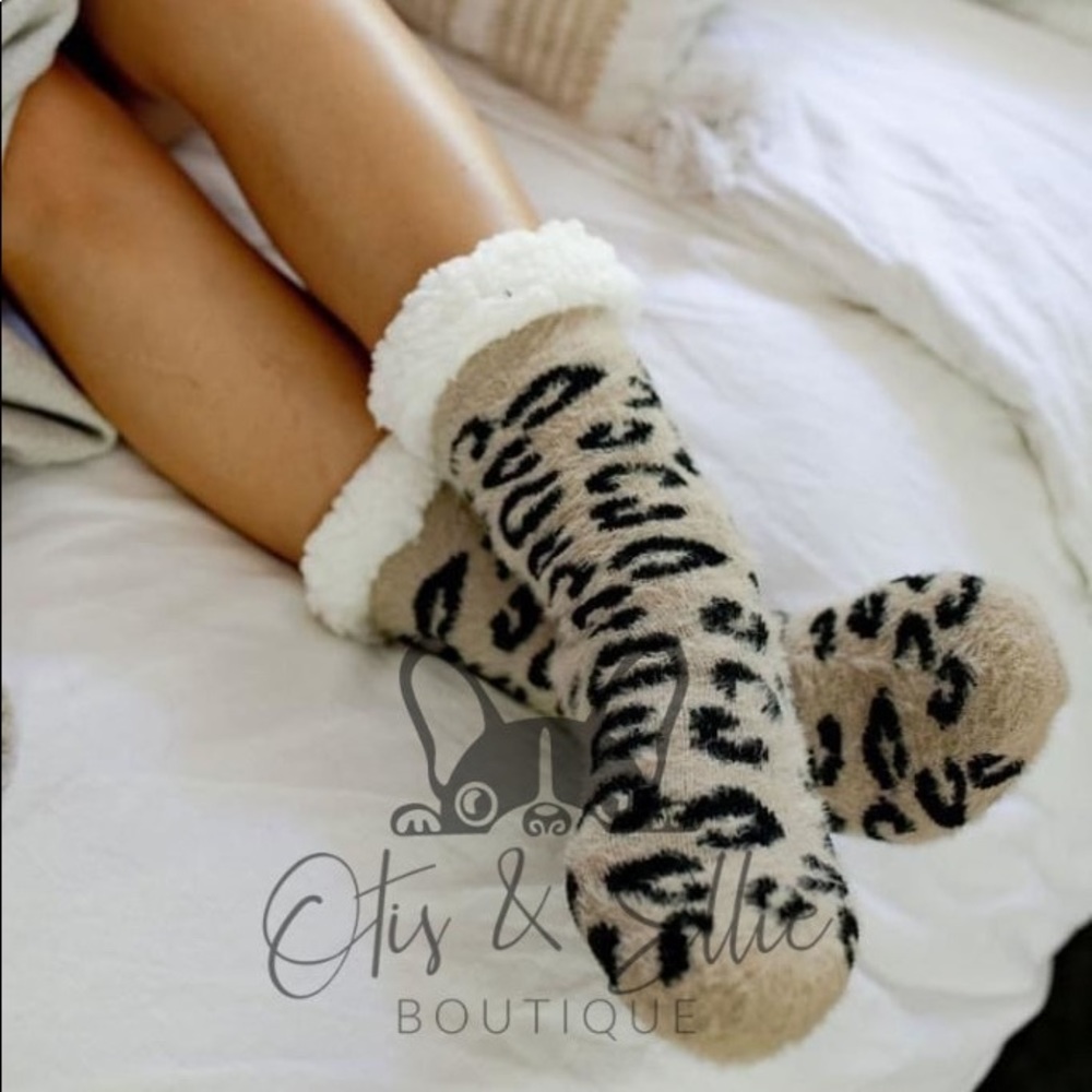 Non Slip Sherpa Lined Socks